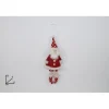 * Corone E Fuoriporta>Addobbo Appendino Babbo Natale Rosso 30X4X11 Cm