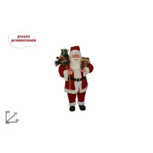 DUE ESSE CHRISTMAS Addobbi Casa E Ambiente>Addobbo Babbo Natale Con Sacco 90Cm