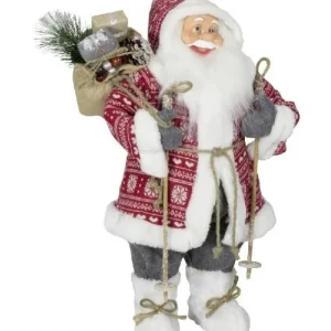 * Addobbi Casa E Ambiente>Addobbo Babbo Natale Louis 80 Cm