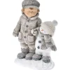 * Addobbi Casa E Ambiente>Addobbo Bambino Con Pupazzo Di Neve 31X19X4 Cm