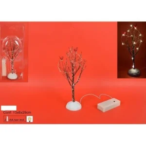 * Addobbi Casa E Ambiente>Albero Con Luci A Batteria 22Cm