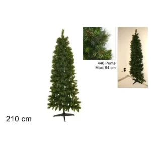 DUE ESSE CHRISTMAS Alberi E Accessori>Albero Di Natale A Parete 210 Cm 440 Punte