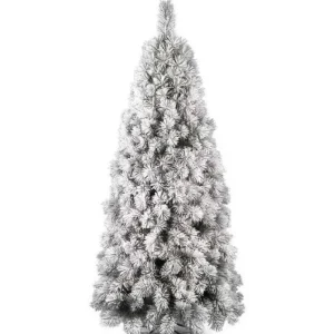 ARPIMEX Alberi E Accessori>Albero Di Natale Bianco Innevato Montana Slim 240 Cm |