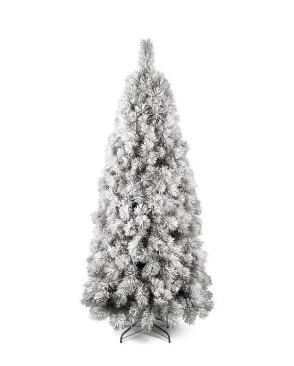 ARPIMEX Alberi E Accessori>Albero Di Natale Bianco Innevato Montana Slim 210 Cm |