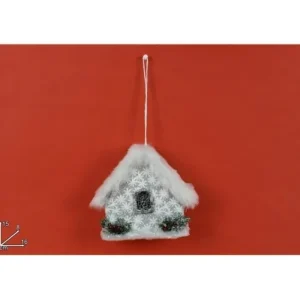 DUE ESSE CHRISTMAS Palline E Appendini>Appendino Casetta 16Cm Per Albero Di Natale 15X8X16Cm