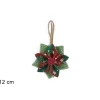 DUE ESSE CHRISTMAS Fiori>Appendino Fiore Scozzese 12Cm Per Albero Di Natale