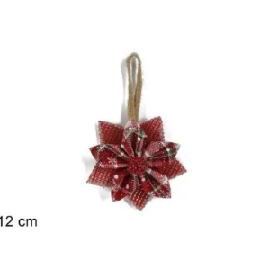 DUE ESSE CHRISTMAS Fiori>Appendino Fiore Scozzese 12Cm Rosso