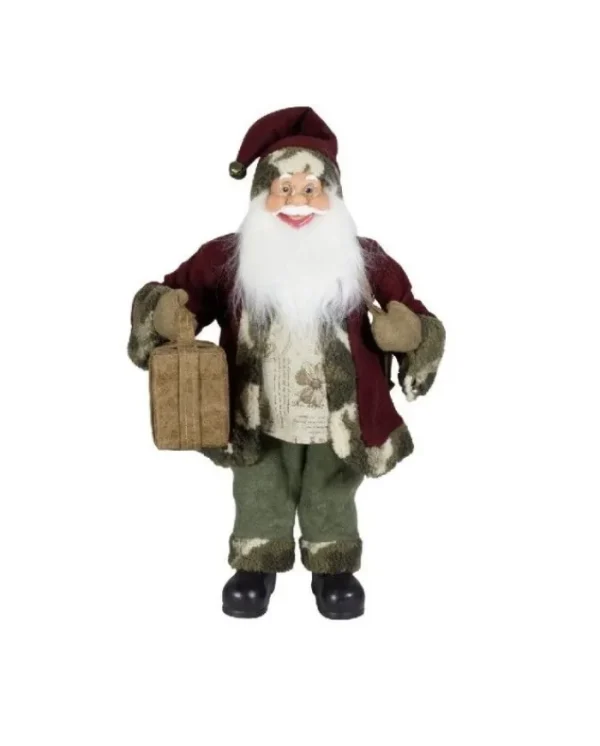 * Addobbi Casa E Ambiente>Babbo Natale Tim 60 Cm Con Valigia