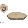 DUE ESSE CHRISTMAS Addobbi Casa E Ambiente>Base Tronco In Legno Naturale O34Cm