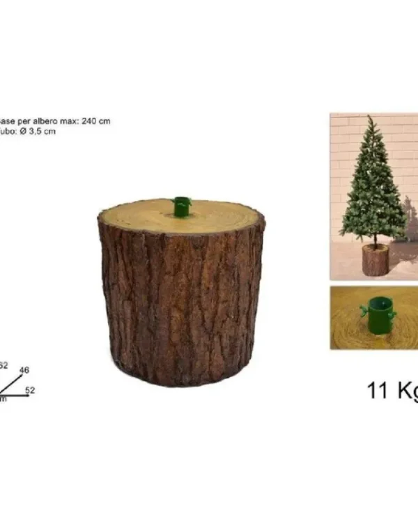 DUE ESSE CHRISTMAS Alberi E Accessori>Base Tronco Per Albero Di Natale Max 240Cm