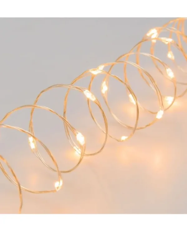 LOTTI Luci>Catena Lineare 600 Microled Bianco Caldo 4+30M