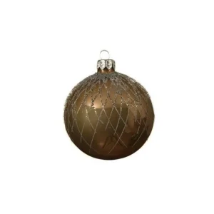 KAEMING Palline E Appendini>Gl Deco Bauble Curved Top Linecashmere B