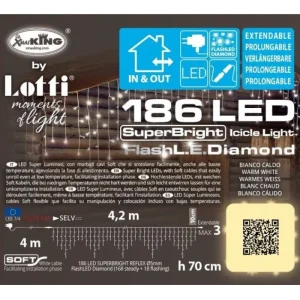 LOTTI Luci>Ice Light 186 Sb Led-Ph Cavi Soft 4M+420Xh70Cm