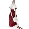 * Addobbi Per Albero>Lady Xmas Seduta Bordeaux 7X42Cm