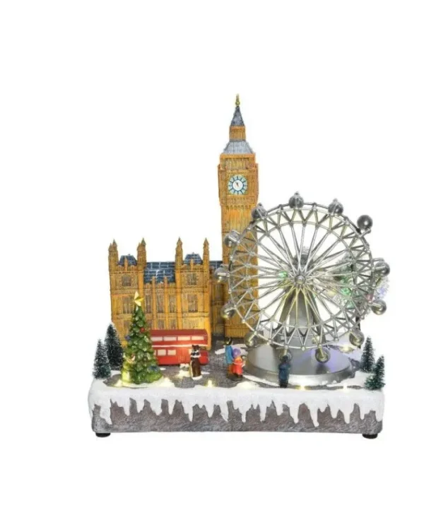 KAEMING Villaggi - Giostrine E Accessori>Led Xmas London Scene Indmulti31X23X34Cm