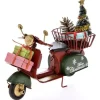 * Addobbi Per Albero>Miniatura Vespa In Metallo Natalizia