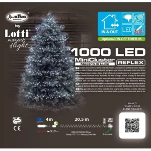 LOTTI Luci>Minicluster O6Cm Ntl 1000 Led Bianco 4+20,5M