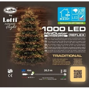 LOTTI Luci>Minicluster O6Cm Ntl 1000 Led Tradizionale 4+20,5M