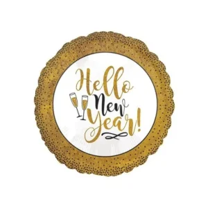 * Addobbi Casa E Ambiente>Palloncino Mylar Oro Glitter Happy New Years