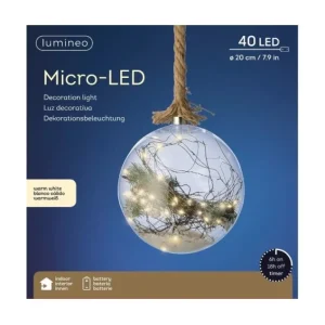 KAEMING Addobbi Casa E Ambiente>Sfera Luminosa Con Microled Diametro 20 Cm