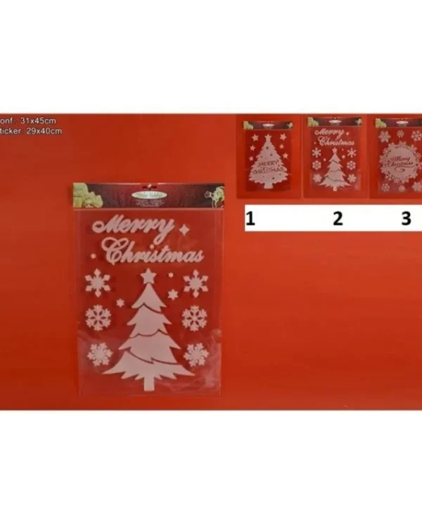 DUE ESSE CHRISTMAS Addobbi Casa E Ambiente>Sticker Natalizio Marry Christmas 29X40Cm 1Pz